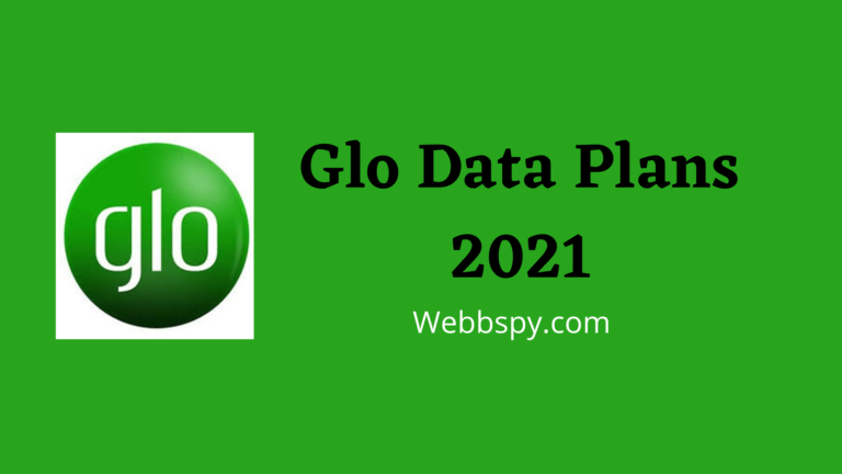 Glo Data Plans 2021