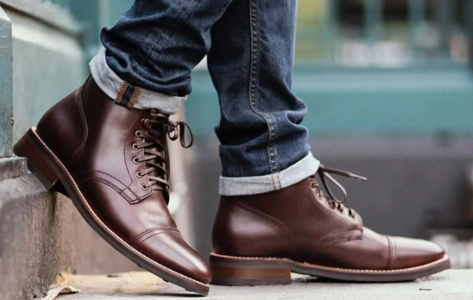 mens casual boots for jeans