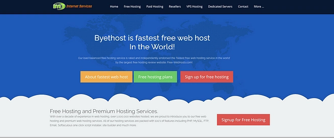 10 Free Web Hosting to Use